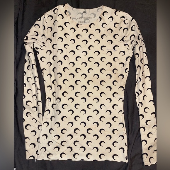 MARINE SERRE Woman’s All Over Moon Top - Picture 1 of 2